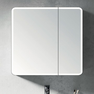 BRILAGI - LED tükrös fürdőszobai szekrény háttérvilágítással NOTO DOUBLE 78x70 cm