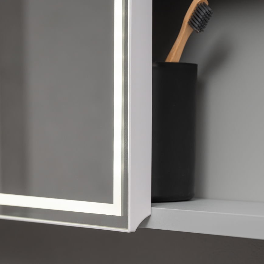 BRILAGI - LED tükrös fürdőszobai szekrény háttérvilágítással NOTO SINGLE 78x65 cm