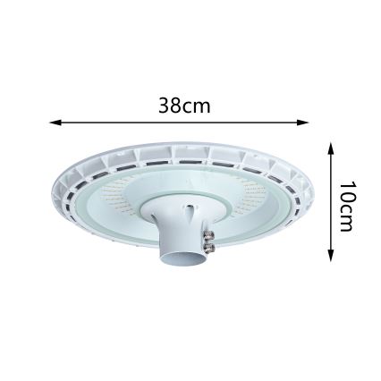 Brilagi - LED utcai lámpa 3 m-es oszloppal URBANSPARK LED/120W/230V fehér IP65