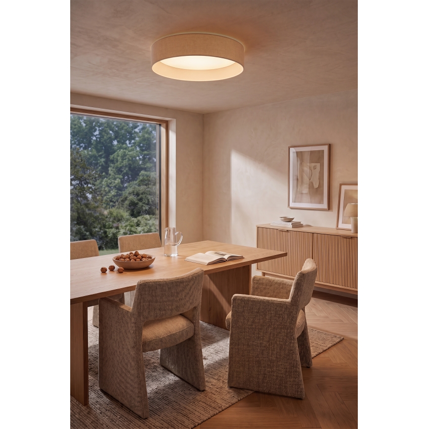 Brilagi - LED mennyezeti lámpa VELVET SIMPLE LED/24W/230V 3000K Ø 45 cm krémszínű