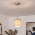 Brilagi - LED zsinóros csillár NUBILA 1xE27/60W/230V átm. 14 cm világosbarna