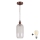 Brilagi - LED zsinóros függőlámpa RETRO GLASS 1xE27/60W/230V Ø 14 cm rézszínű/fehér