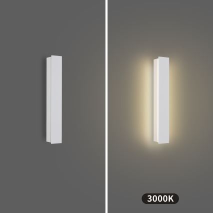 Brilagi - LINEAR LED kültéri fali lámpa, 8W, 230V, 3000K, IP65, 30 cm, fehér, CRI 90