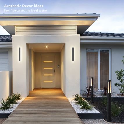 Brilagi - LED kültéri fali lámpatest LINEAR LED/12W/230V 3000K IP65 50 cm antracit CRI 90