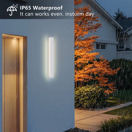 Brilagi - LED kültéri fali lámpatest LINEAR LED/12W/230V 3000K IP65 50 cm fehér CRI 90