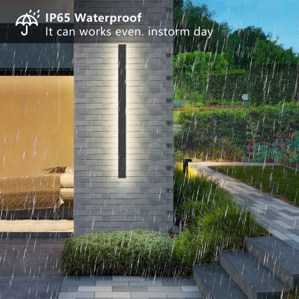 Brilagi - LED kültéri fali lámpatest LINEAR LED/22W/230V 4000K IP65 100 cm antracit CRI 90