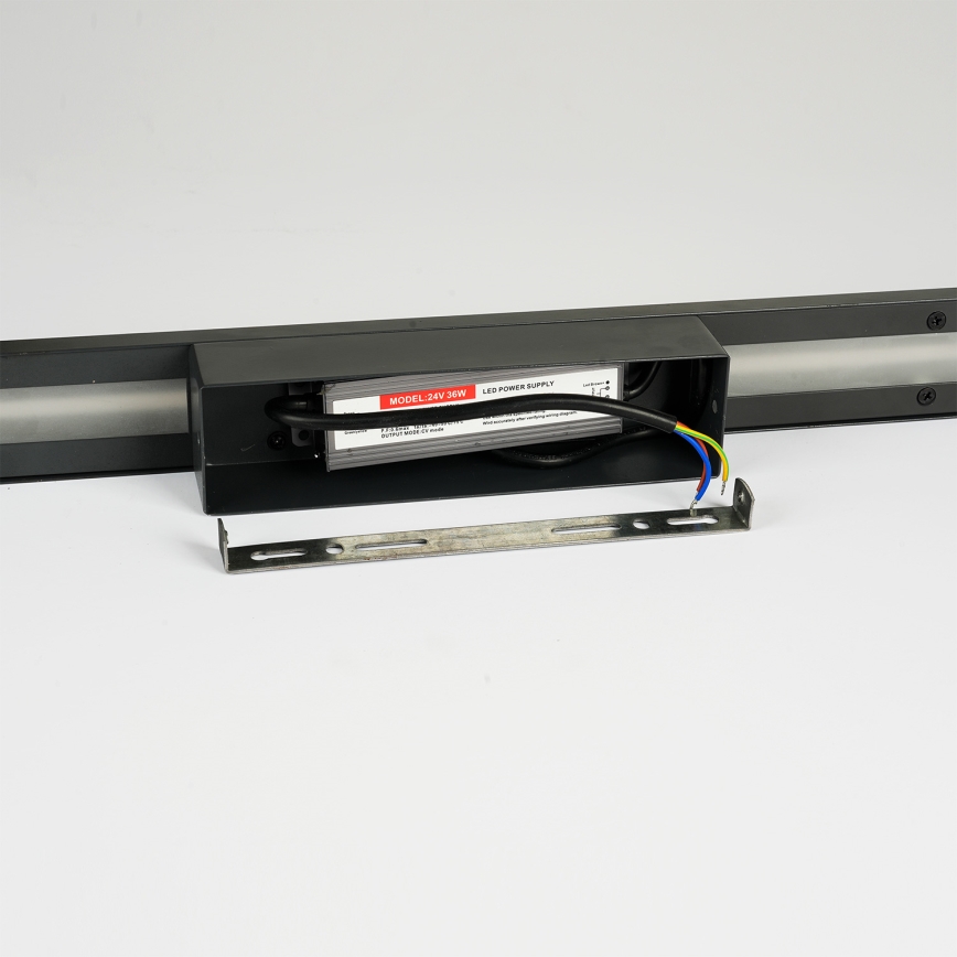 Brilagi - LED kültéri fali lámpatest LINEO LED/24W/230V 4000K IP65 100 cm fekete CRI 90