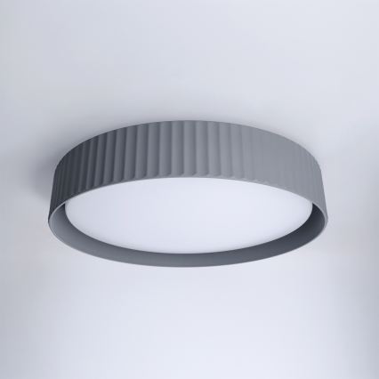 Brilagi - LUCIA LED fényerőszabályozható mennyezeti lámpa, 48 W, 230 V, 3000-6500K, átm. 41 cm, szürke + távirányító