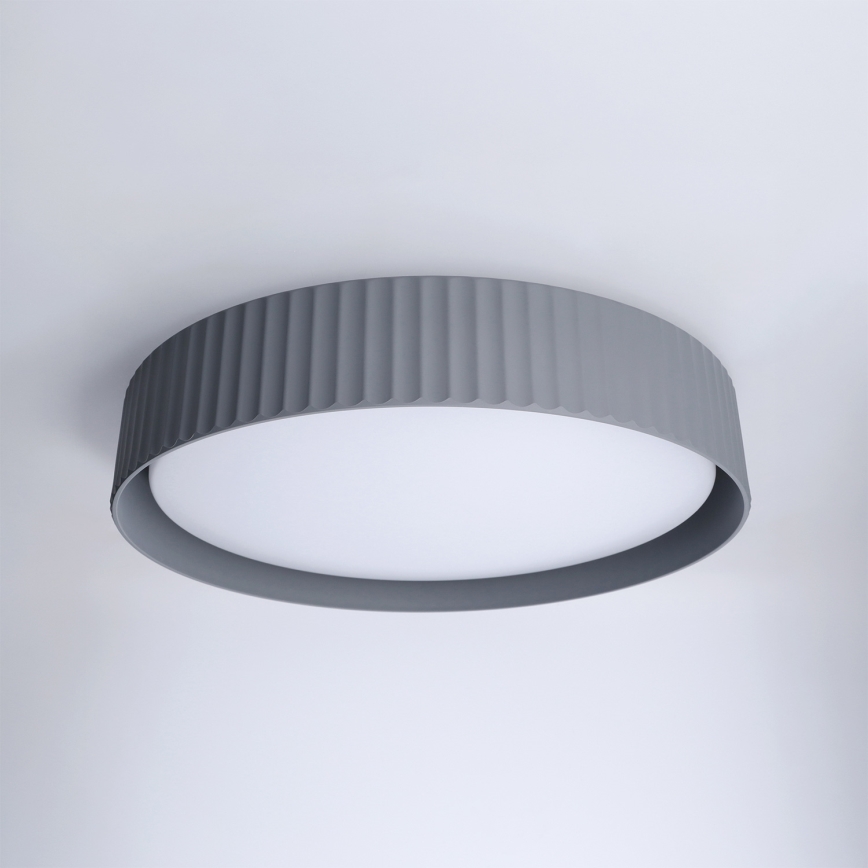 Brilagi - LUCIA LED fényerőszabályozható mennyezeti lámpa, 48 W, 230 V, 3000-6500K, átm. 41 cm, szürke + távirányító