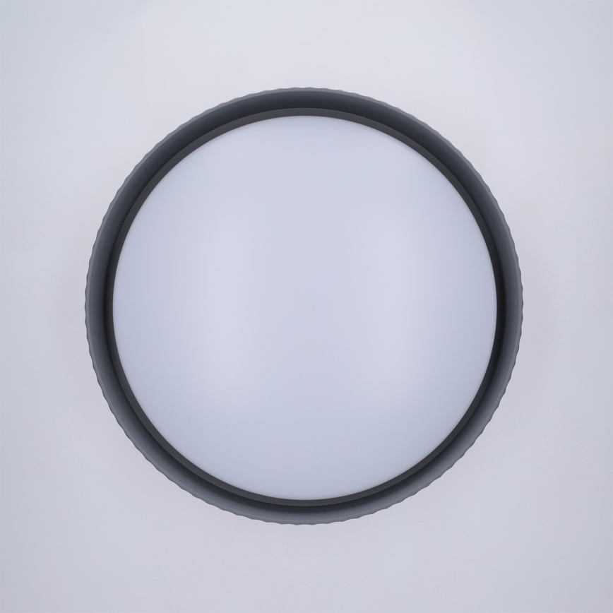 Brilagi - LUCIA LED fényerőszabályozható mennyezeti lámpa, 48 W, 230 V, 3000-6500K, átm. 41 cm, szürke + távirányító