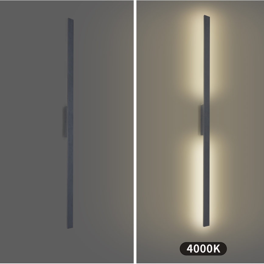 Brilagi - LED kültéri fali lámpa LUNA LED/30W/230V 4000K IP65 150 cm antracit CRI 90
