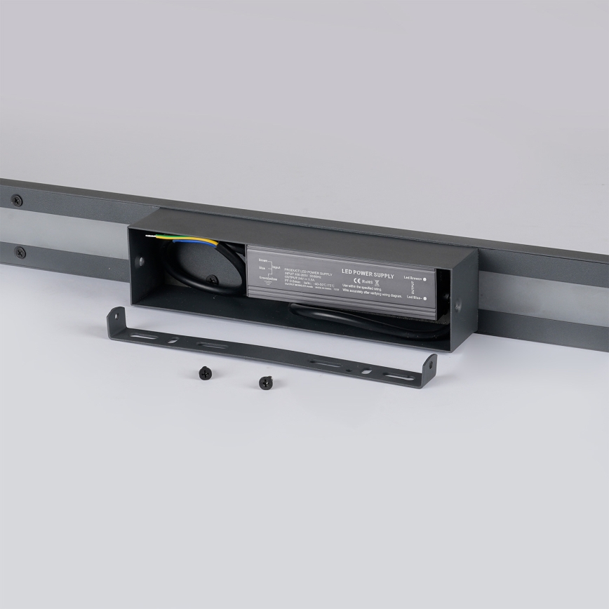 Brilagi - LED kültéri fali lámpa LUNA LED/30W/230V 4000K IP65 150 cm antracit CRI 90