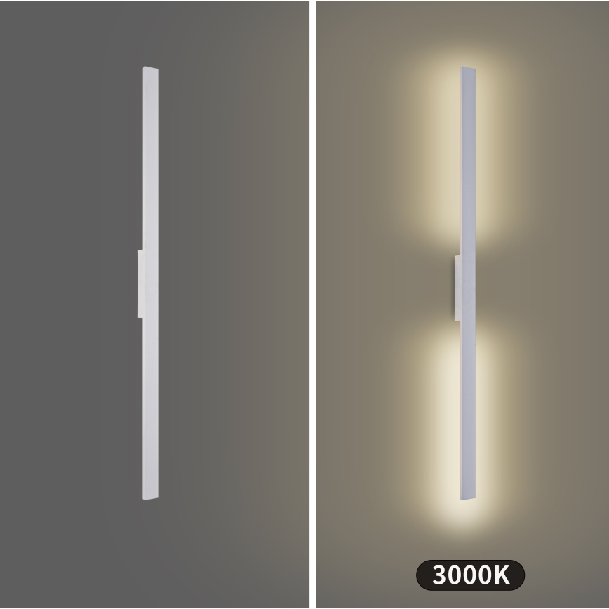 Brilagi - LED kültéri fali lámpa LUNA LED/24W/230V 3000K IP65 100 cm fehér CRI 90