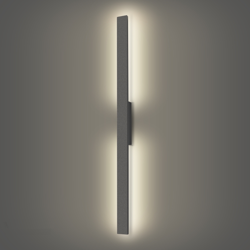 Brilagi - LUNA LED kültéri fali lámpatest 24W/230V 4000K IP65 100 cm antracit CRI 90