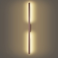 Brilagi - LUNA LED kültéri fali lámpatest, 30W, 230V, 3000K, IP65, 150 cm, barna, CRI 90