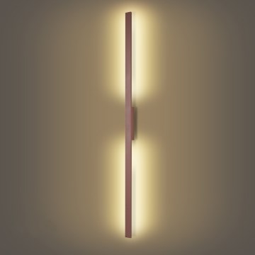 Brilagi - LUNA LED kültéri fali lámpatest, 30W, 230V, 3000K, IP65, 150 cm, barna, CRI 90