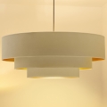 Brilagi - LUNETA kábeles csillár 3xE27/60W/230V, átm. 80 cm, krém/arany
