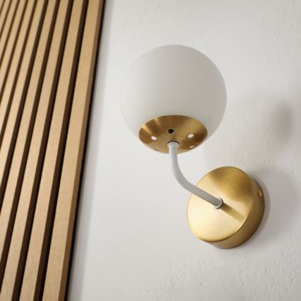 Brilagi - MALIVA fali lámpa 1xE14/15W/230V arany/fehér