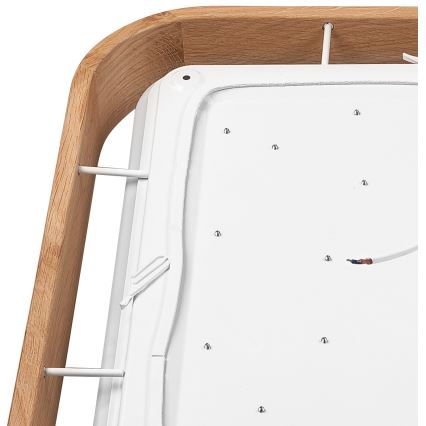 Brilagi - LED dimmelhető mennyezeti lámpa MANAROLA CUBIC LED/24W/230V 45x45 cm 3000-6500K tölgy + távirányítóval