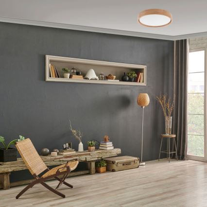 Brilagi - LED mennyezeti lámpa MANAROLA SIMPLE LED/24W/230V 3000K tölgy átmérő 41 cm