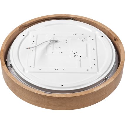 Brilagi - MANAROLA SMART LED/24W/230V 2700-6500K tölgy átmérő 41 cm Wi-Fi-s, távirányítós, dimmelhető mennyezeti lámpa Tuya