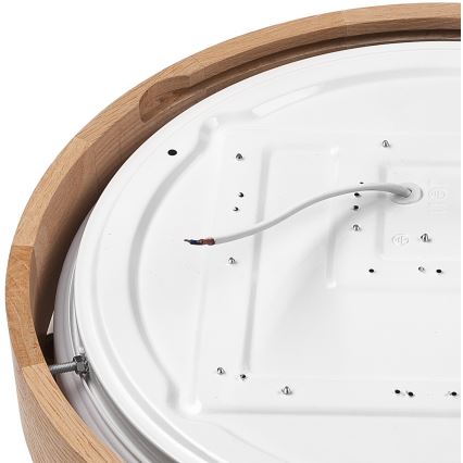 Brilagi - MANAROLA SMART LED/24W/230V 2700-6500K tölgy átmérő 41 cm Wi-Fi-s, távirányítós, dimmelhető mennyezeti lámpa Tuya