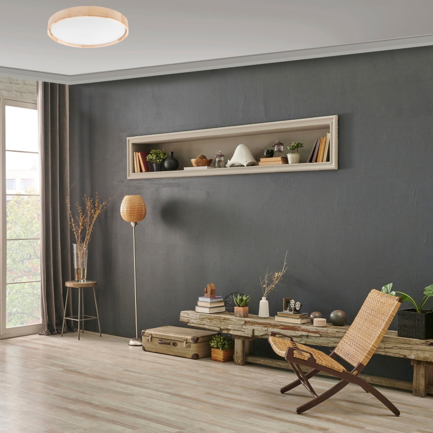 Brilagi - MANAROLA SMART LED/36W/230V 2700-6500K állítható fényerejű mennyezeti lámpa, 51 cm átmérő, Wi-Fi Tuya + távirányító