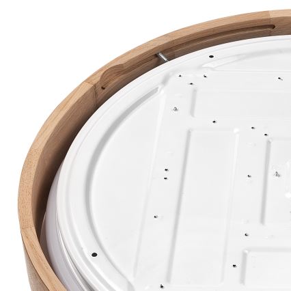 Brilagi - MANAROLA SMART LED/36W/230V 2700-6500K tölgy átmérő 51 cm Wi-Fi-s, fényerőszabályozható mennyezeti lámpa Tuya távirányítóval