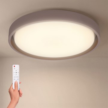 Brilagi - MATTEO LED dimmelhető mennyezeti lámpa LED/48W/230V 3000-6500K átmérő 41 cm taupe + távirányító