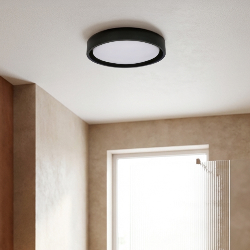 Brilagi - MATTEO LED mennyezeti lámpa, 24 W, 230 V, Ø31 cm, fekete