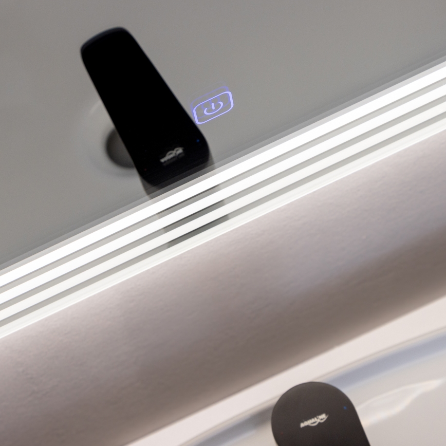 Brilagi - LED fürdőszobai tükör MELZO LED/30W/230V 60x90 cm IP44 CRI 90 fényerőszabályozható + CCT