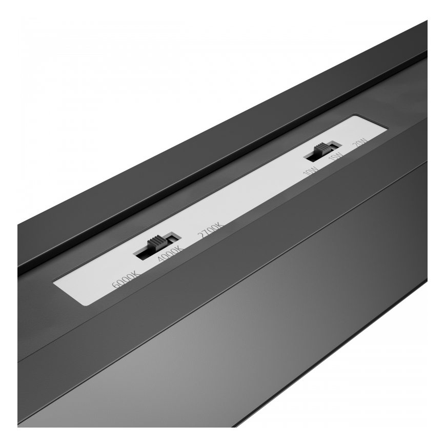 Brilagi - FULLDAY LED mennyezeti felületre szerelhető lámpatest 10/15/20W/230V 2700/4000/6000K 60 cm fekete