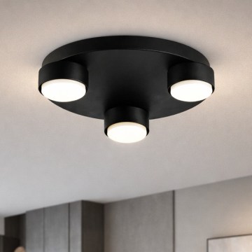 Brilagi - Mennyezeti lámpa 3xGX53/12W/230V Ø 30 cm fekete