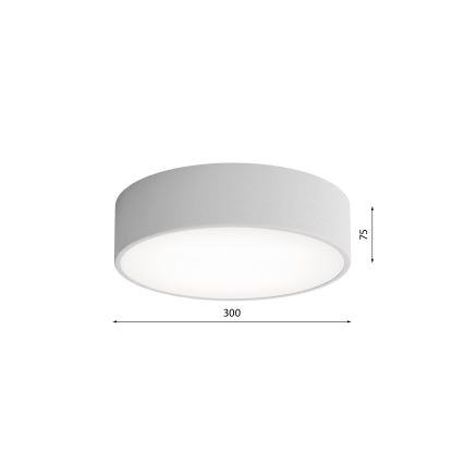 Brilagi - Mennyezeti lámpa CLARE 2xE27/24W/230V átm. 30 cm szürke