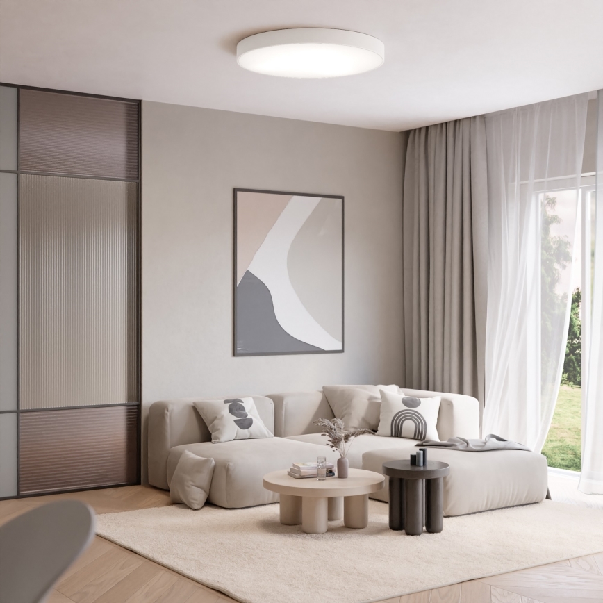 Brilagi - Mennyezeti lámpa CLARE 6xE27/24W/230V átm. 80 cm fehér