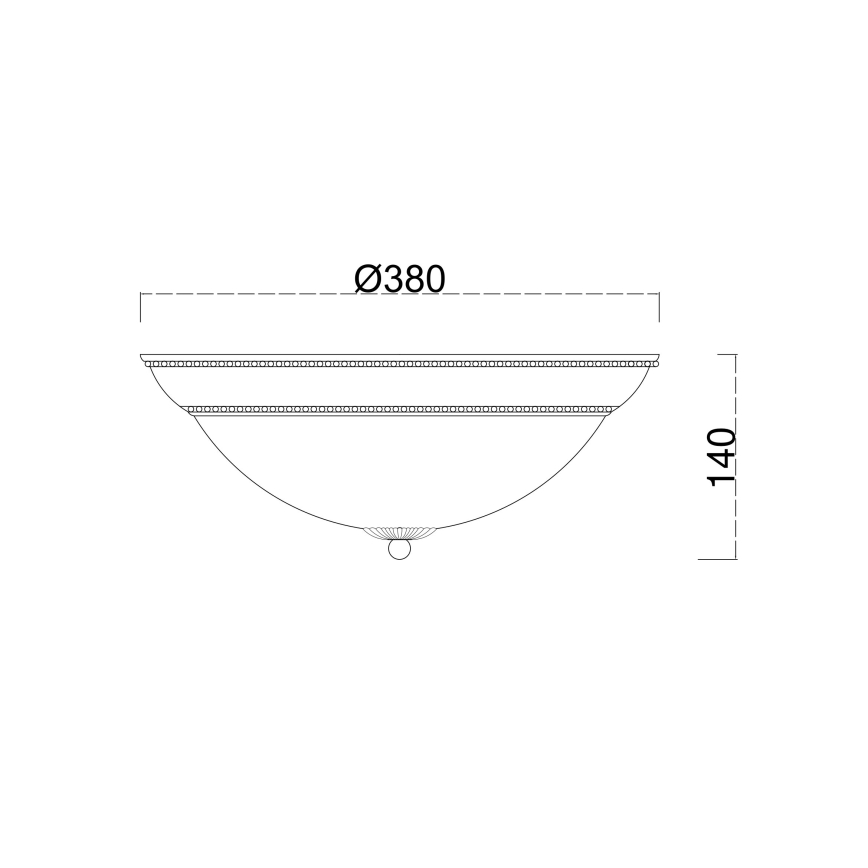 Brilagi - Mennyezeti lámpa CLASSIC 3xE27/60W/230V bronz