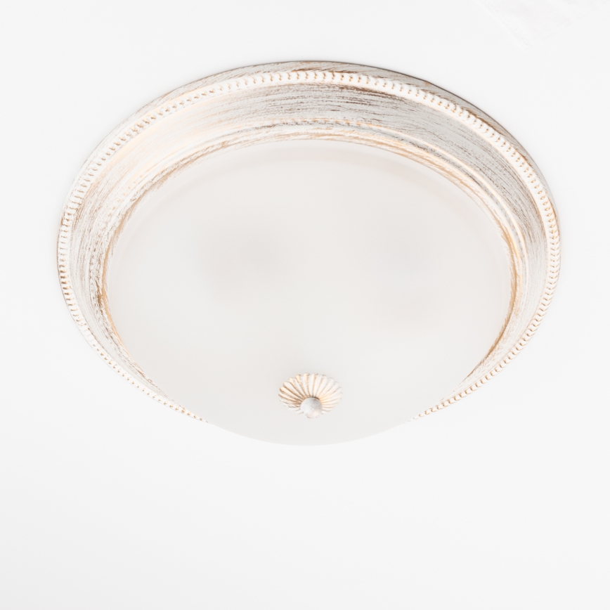 Brilagi - Mennyezeti lámpa CLASSIC 3xE27/60W/230V krémes/patinás