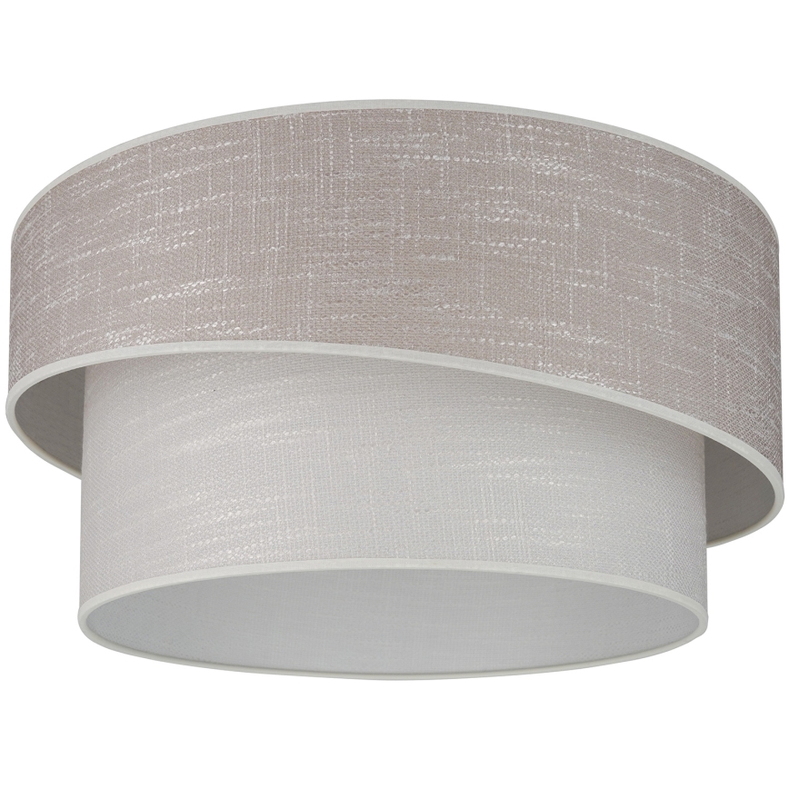 Brilagi - Mennyezeti lámpa DOVER SHINE 1xE27/15W/230V átm. 50 cm szürke/krémes
