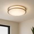 Brilagi - Mennyezeti lámpa ELARO 4xE27/40W/230V átm. 41 cm arany