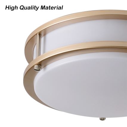 Brilagi - Mennyezeti lámpa ELARO 4xE27/40W/230V átm. 41 cm arany