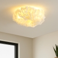 Brilagi - Mennyezeti lámpa FEATHER 3xE27/40W/230V átm. 40 cm fehér