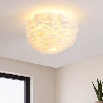 Brilagi - Mennyezeti lámpa FEATHER 3xE27/40W/230V átm. 40 cm fehér
