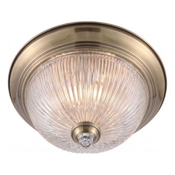 Brilagi - Mennyezeti lámpa FRESCO 2xE27/40W/230V Ø 28 cm, sárgaréz