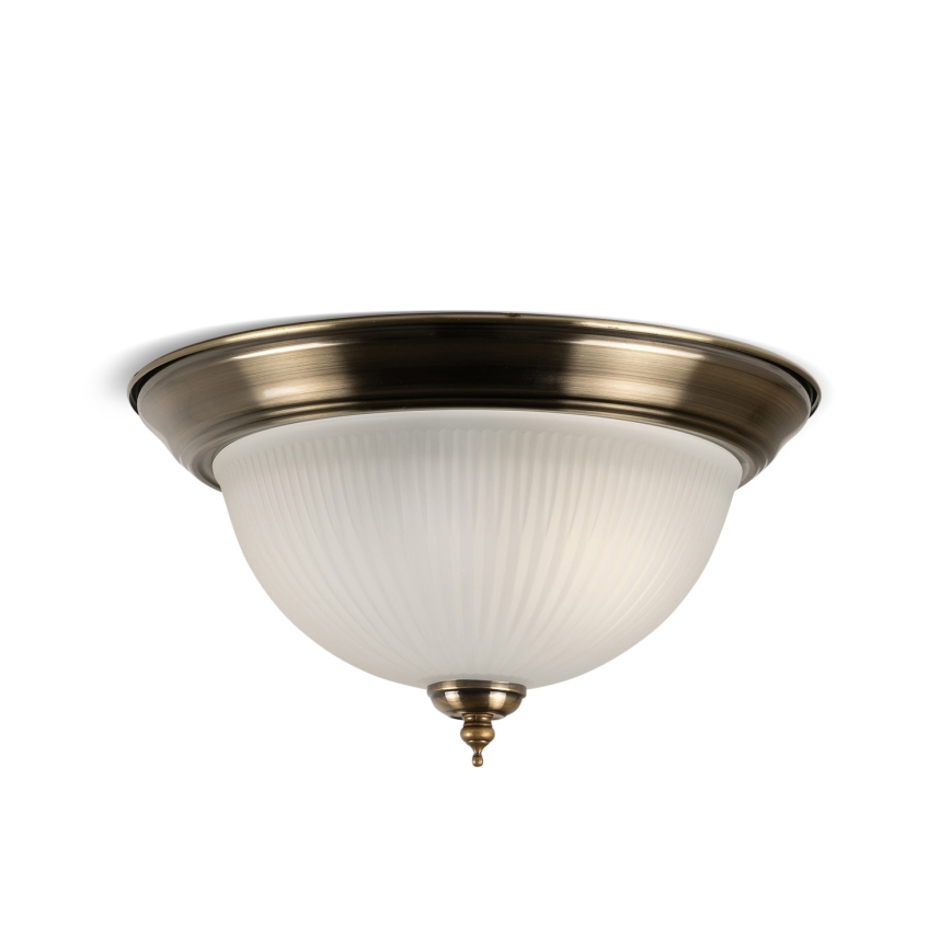 BRILAGI - Mennyezeti lámpa FRESCO 2xE27/40W/230V Ø 28 cm, sárgaréz