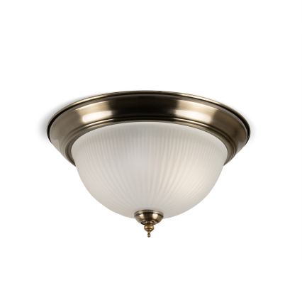 BRILAGI - Mennyezeti lámpa FRESCO 2xE27/40W/230V Ø 28 cm, sárgaréz