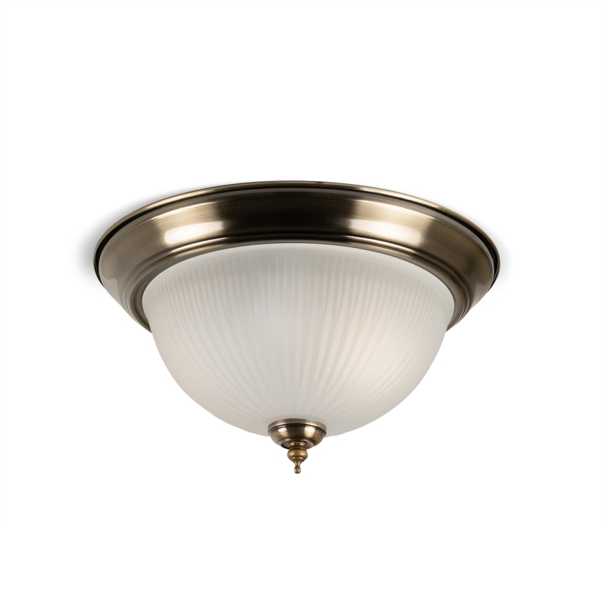 BRILAGI - Mennyezeti lámpa FRESCO 2xE27/40W/230V Ø 28 cm, sárgaréz
