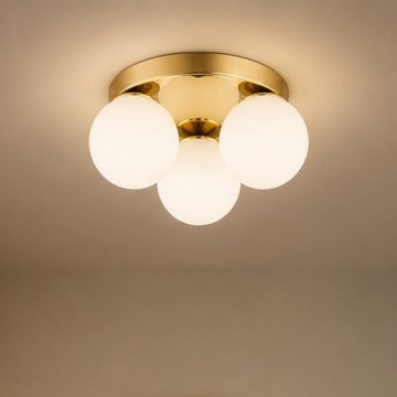 Brilagi - Mennyezeti lámpa MILO 3xE27/60W/230V Ø 35 cm aranyszínű