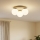 Brilagi - Mennyezeti lámpa MILO ECRU 3xE27/60W/230V átm. 35 cm bézs/arany