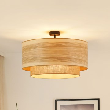 Brilagi - Mennyezeti lámpa MONTANA BOHO 1xE27/15W/230V átm. 60 cm barna