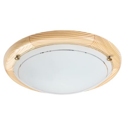 Brilagi - Mennyezeti lámpa ORBIS 1xE27/60W/230V, átm. 30 cm, fenyő